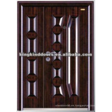 Personalizado doble puerta acero KKD-569B una media hoja de la puerta/de la madre y hijo puerta diseño